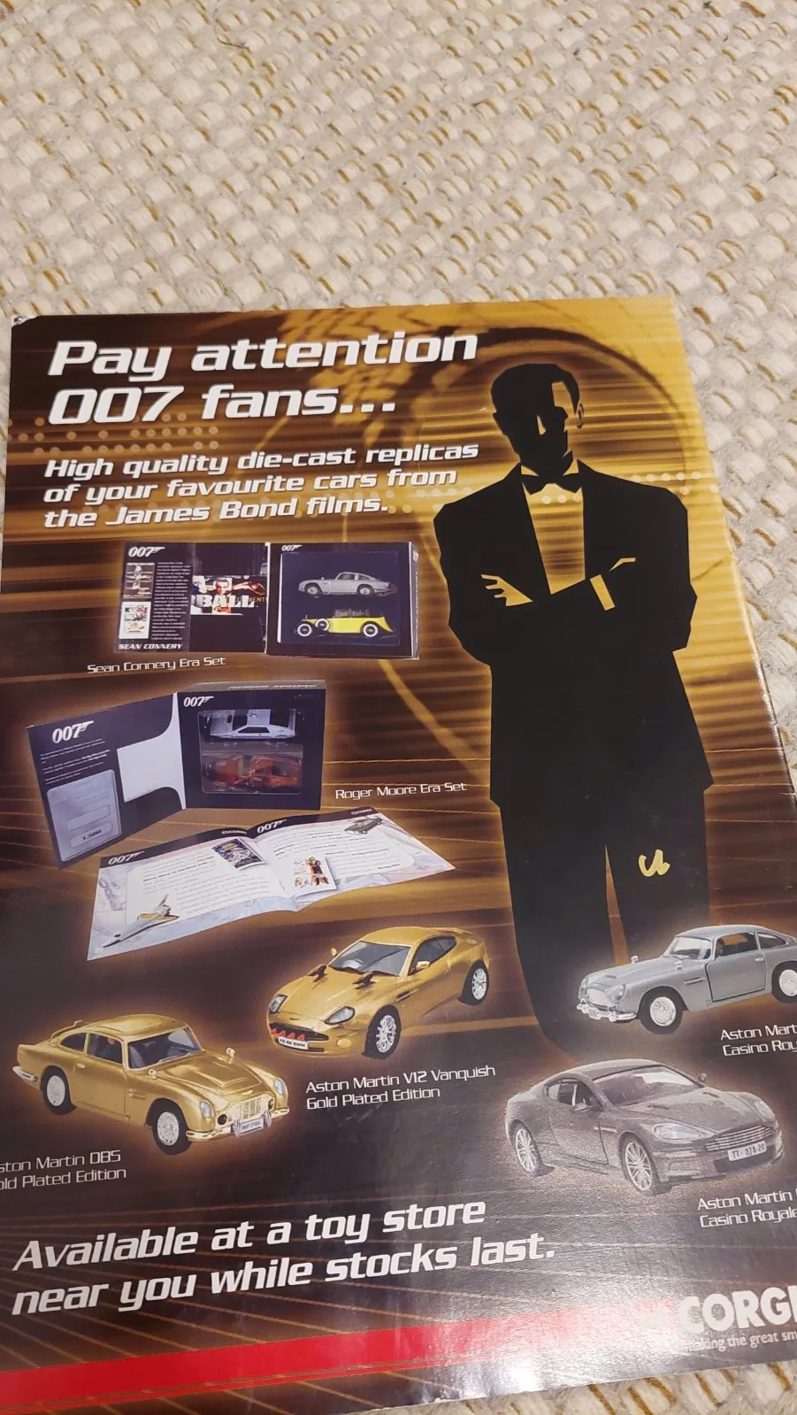 James Bond 007 Bondstars Goldfinger event brochure signed. Hamilton,lamont,eaton, image 3