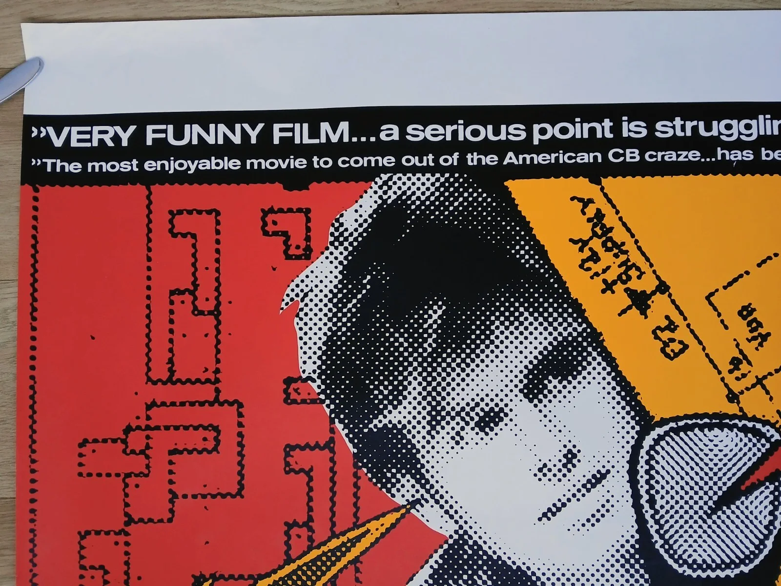 CITIZEN'S BAND (1977) original rolled UK quad poster - Jonathan Demme - CB radio, image 2