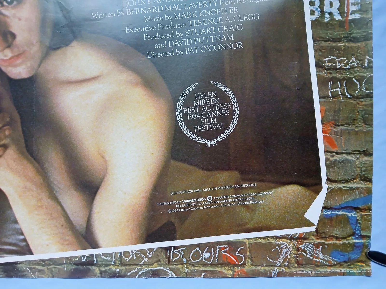 CAL (1984) original UK quad poster - John Lynch, Helen Mirren IRA thriller, изображение 5