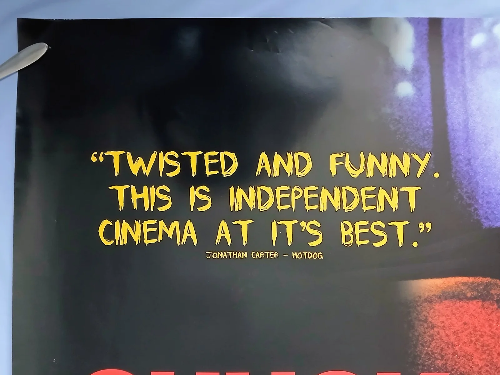 CHUCK & BUCK (2000) original rolled UK quad poster - Miguel Arteta black comedy, image 2