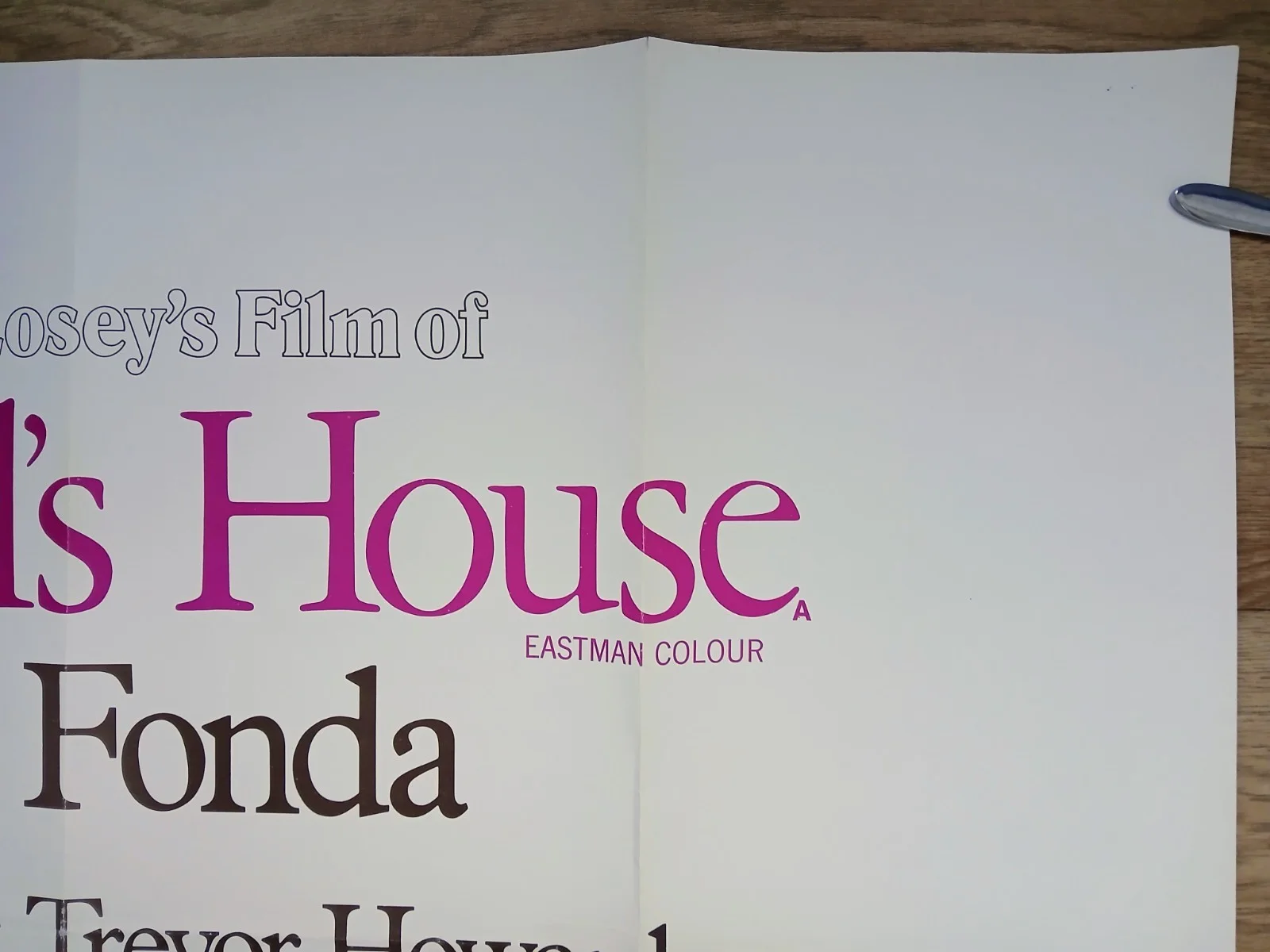 A DOLL'S HOUSE (1973) original UK quad poster - Jane Fonda, David Warner - Ibsen, изображение 3