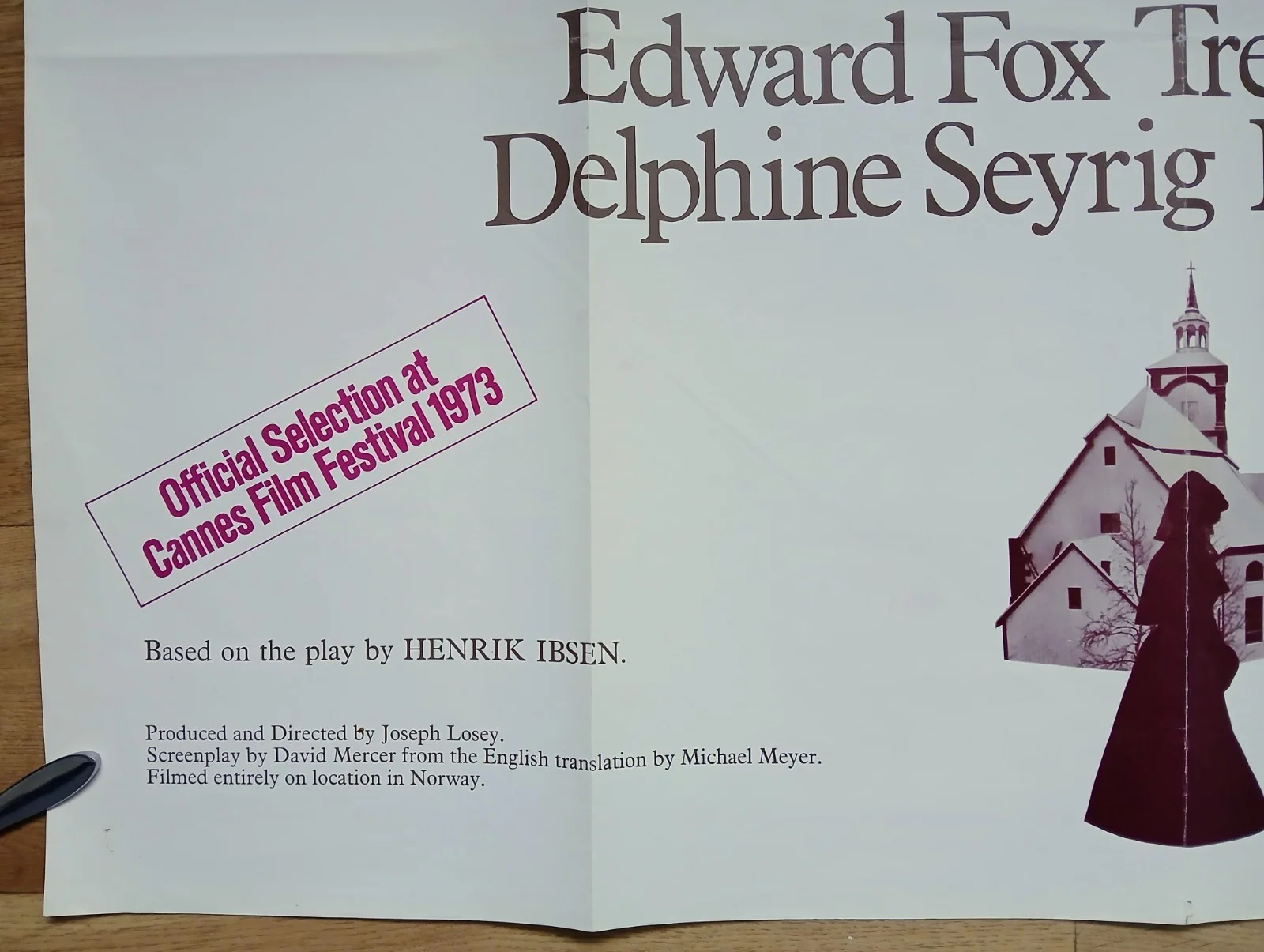 A DOLL'S HOUSE (1973) original UK quad poster - Jane Fonda, David Warner - Ibsen, изображение 4