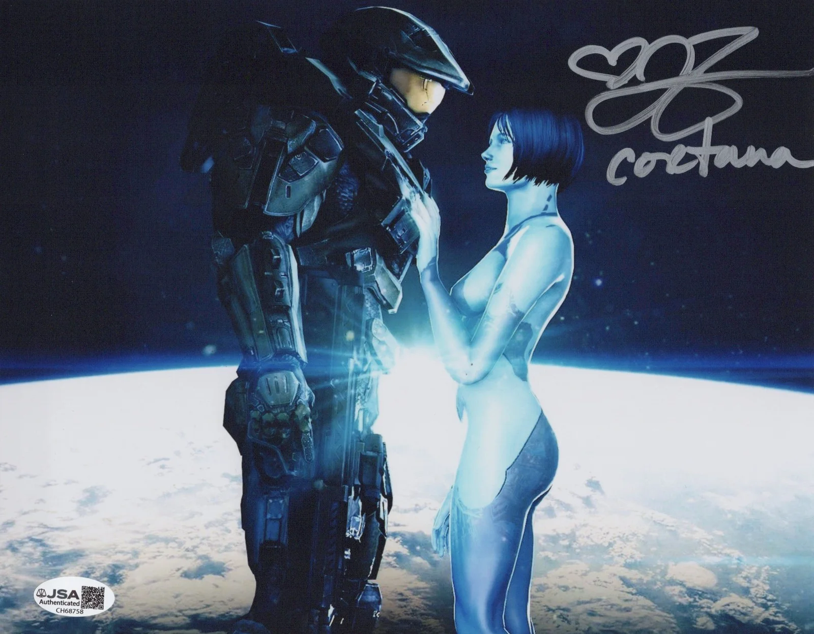 Jen Taylor — Halo- Cortana 8x10 photo signed by Jen Taylor JSA COA