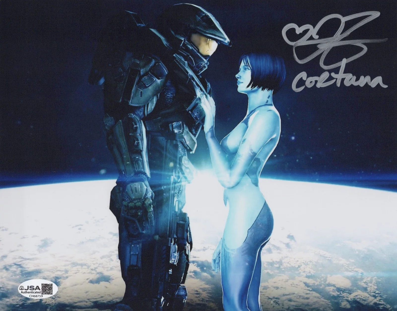 Jen Taylor — Halo- Cortana 8x10 photo signed by Jen Taylor JSA COA