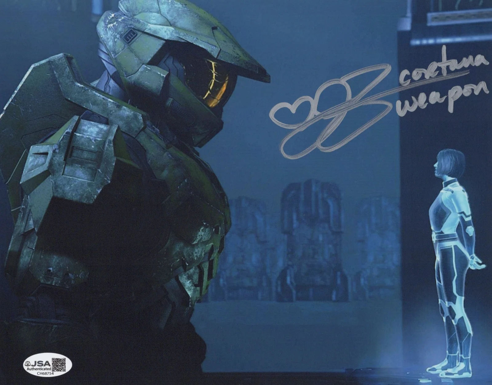 Jen Taylor — Halo- Cortana 8x10 photo signed by Jen Taylor JSA COA