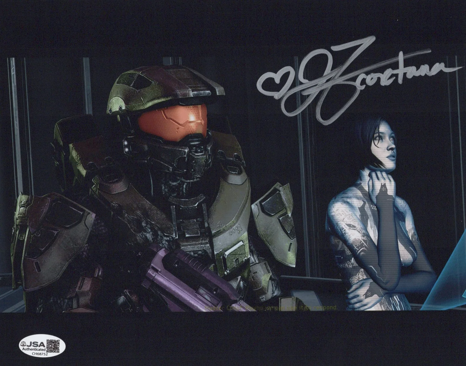 Jen Taylor — Halo- Cortana 8x10 photo signed by Jen Taylor JSA COA