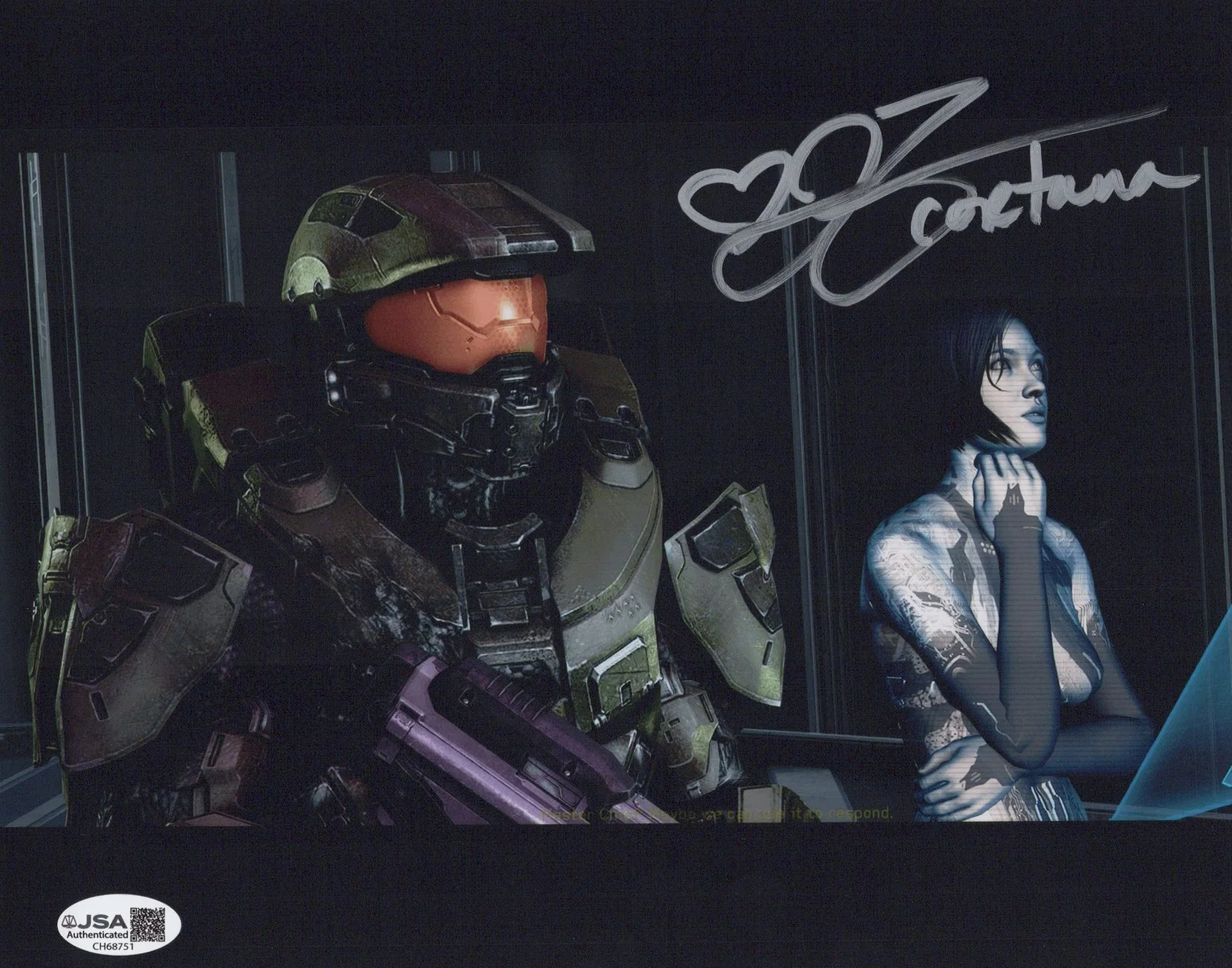 Jen Taylor — Halo- Cortana 8x10 photo signed by Jen Taylor JSA COA