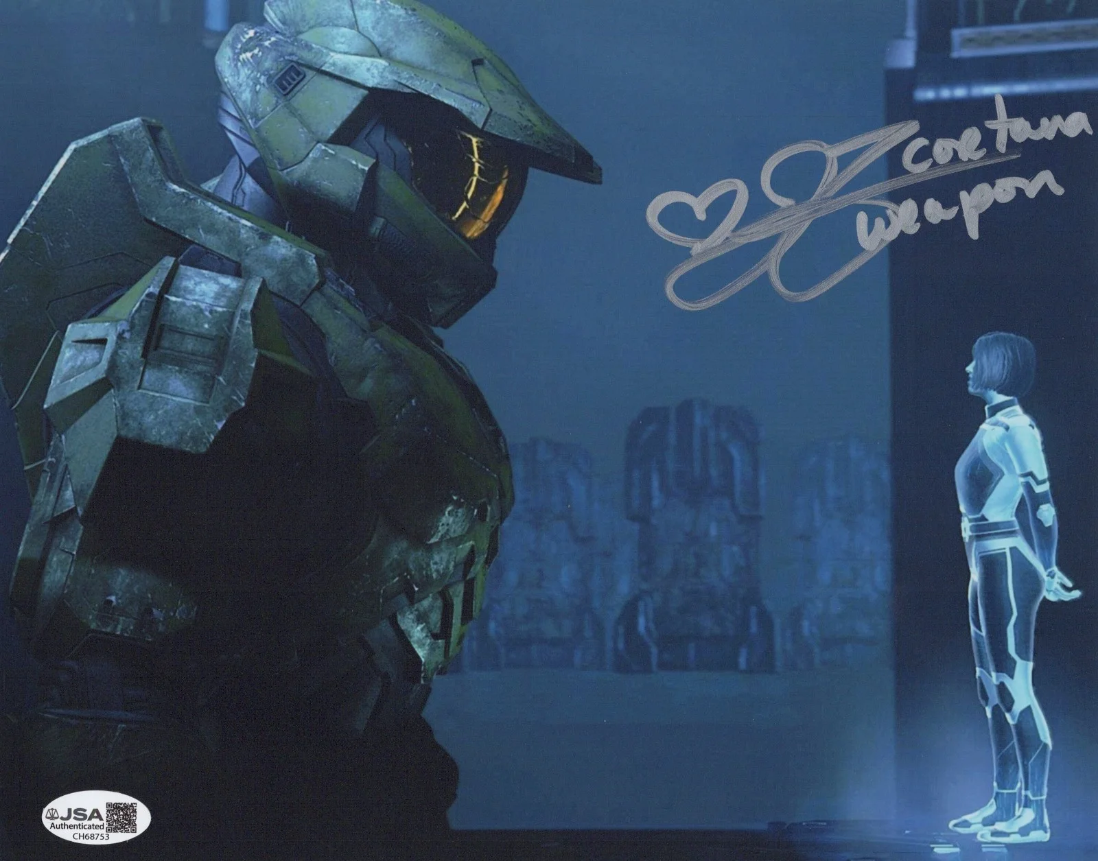 Jen Taylor — Halo- Cortana 8x10 photo signed by Jen Taylor JSA COA