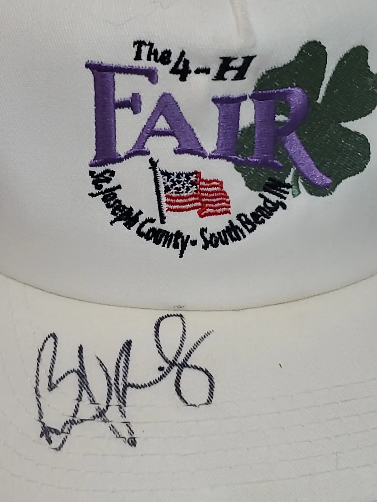 BRAD PAISLEY AUTOGRAPHED CONCERT HAT 2002 South Bend Show with Original Ticket, изображение 4