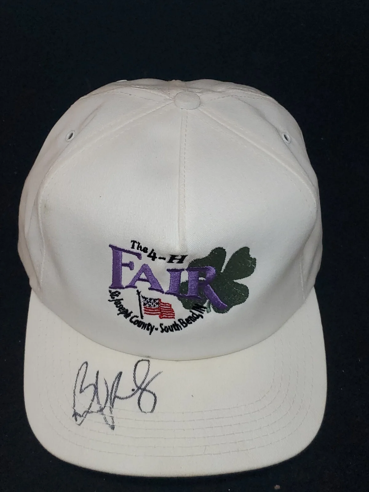 BRAD PAISLEY AUTOGRAPHED CONCERT HAT 2002 South Bend Show with Original Ticket, изображение 5