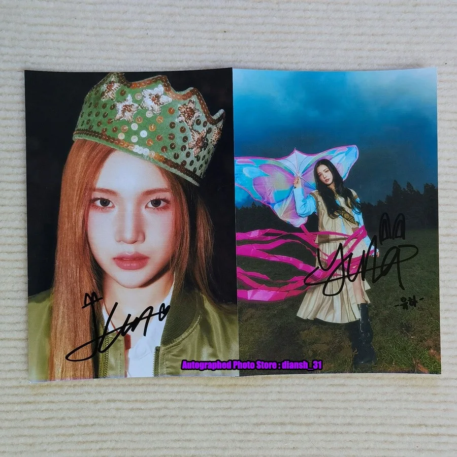 Hearts2Hearts — H2H Hearts2Hearts JUUN YUHA Autographed Photo 4*6 Signed Exclusive Photograph, изображение 2