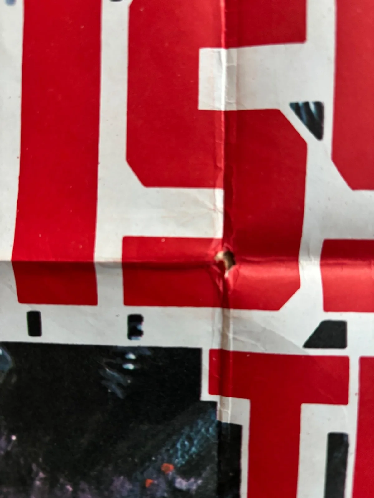 Orig folded UK Quad film Poster Mission Galactica: The Cylon Attack '79 good con, изображение 3