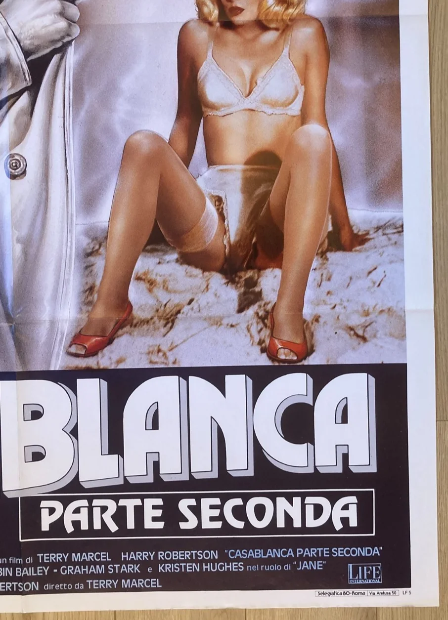 JANE AND THE LOST CITY 1987 Original Cinema ITALIAN 2 Fogli Movie POSTER 39x55in, изображение 5
