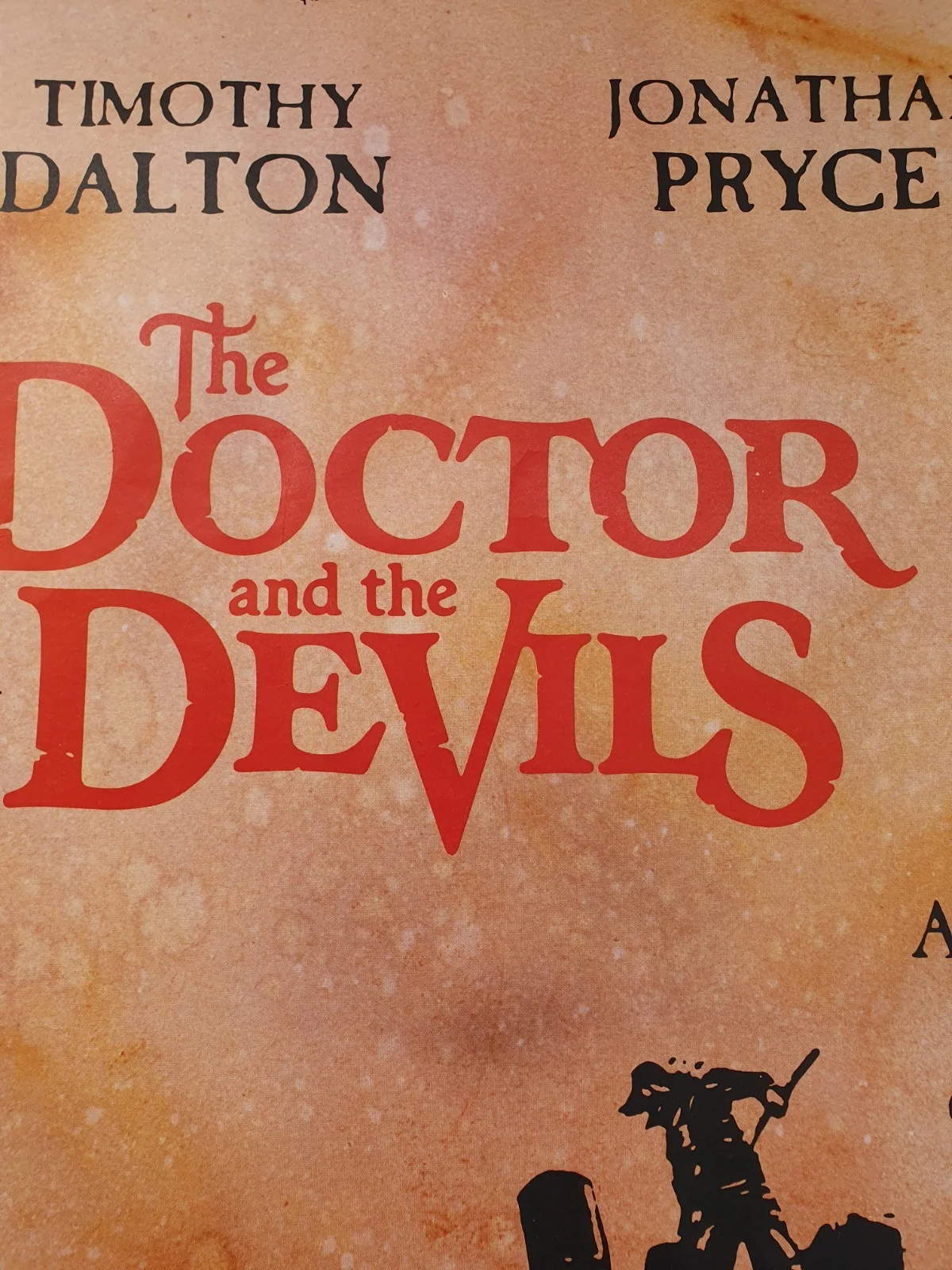 The Doctor And The Devils Unfolded 1985 British Quad Cult Freddie Francis Horror, изображение 5