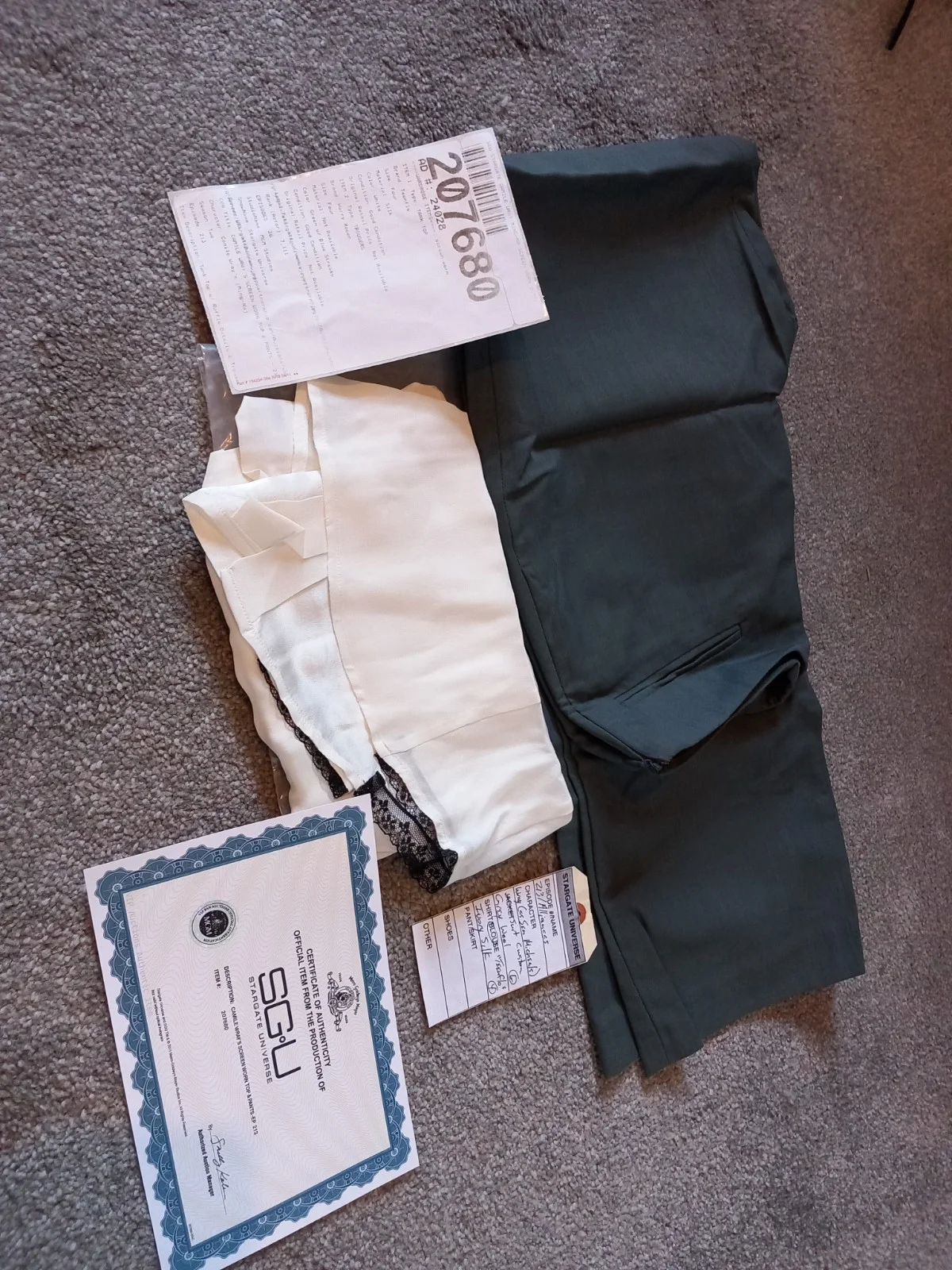 STARGATE UNIVERSE SCREEN WORN COSTUME CAMILE WRAY ALLIANCES EPISODE MING NA, изображение 5