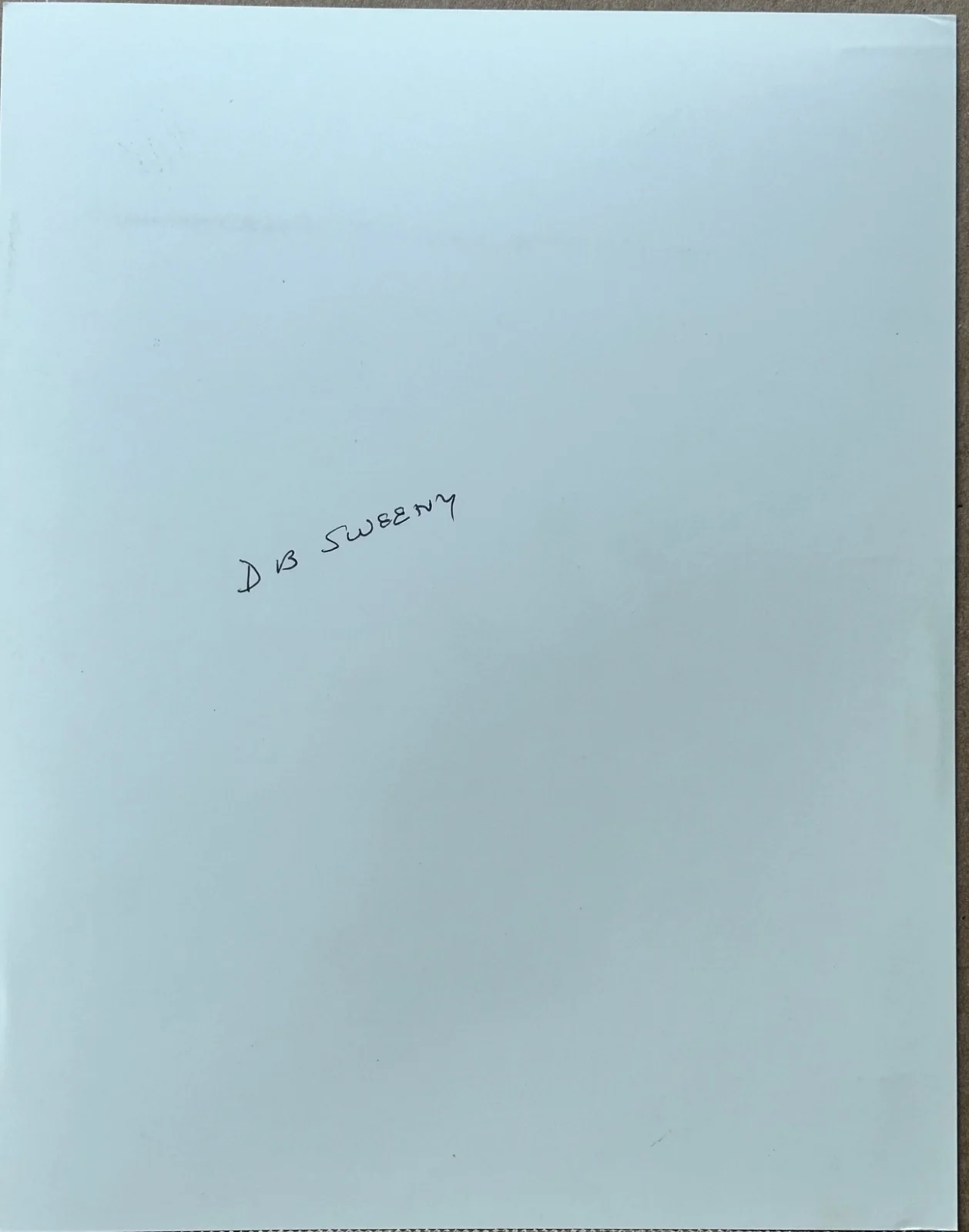 D B SWEENEY—SIGNED PHOTO—8 Men Out•Dinosaur•Disney•2 Coppola•Ayn Rand•Spike Lee, image 2