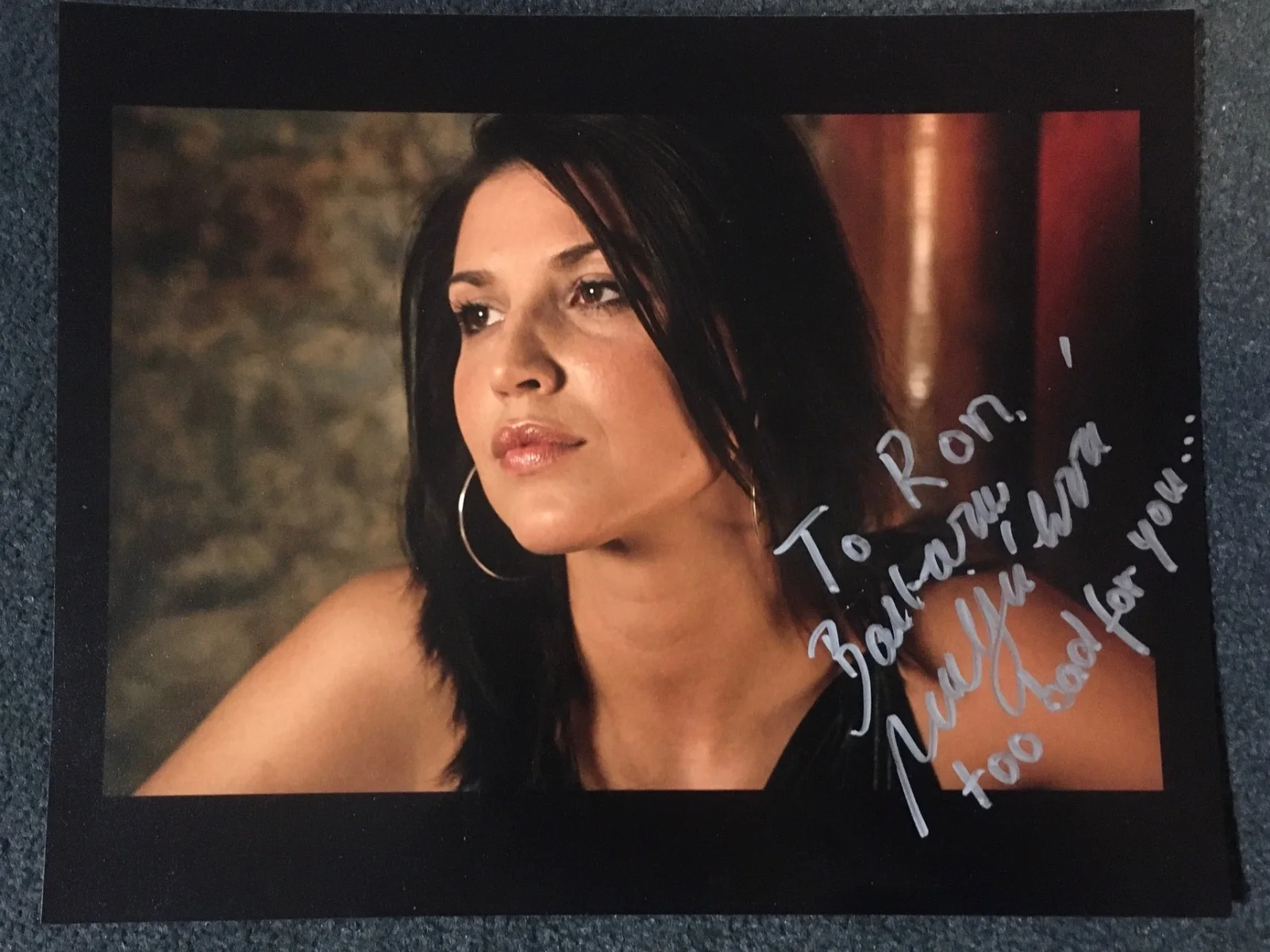 Barbara Nedeljakova — SUPER SEXY bad girl! BARBARA NEDELJAKOVA AUTOGRAPHED photo! Eli Roth's HOSTEL!