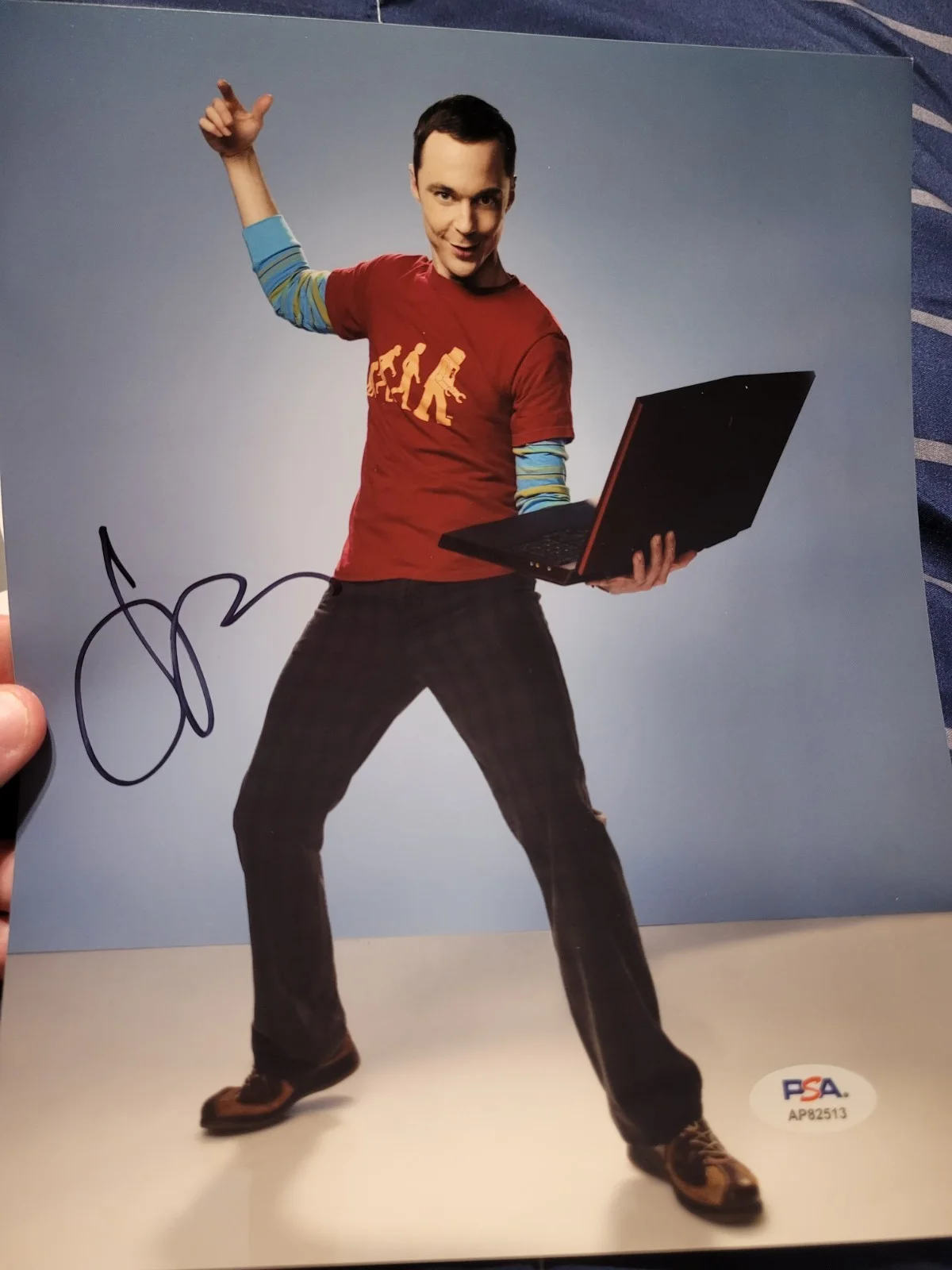 jim parsons — Jim Parsons Big Bang Theory Signed autograph 8x10 PSA COA Sheldon Cooper