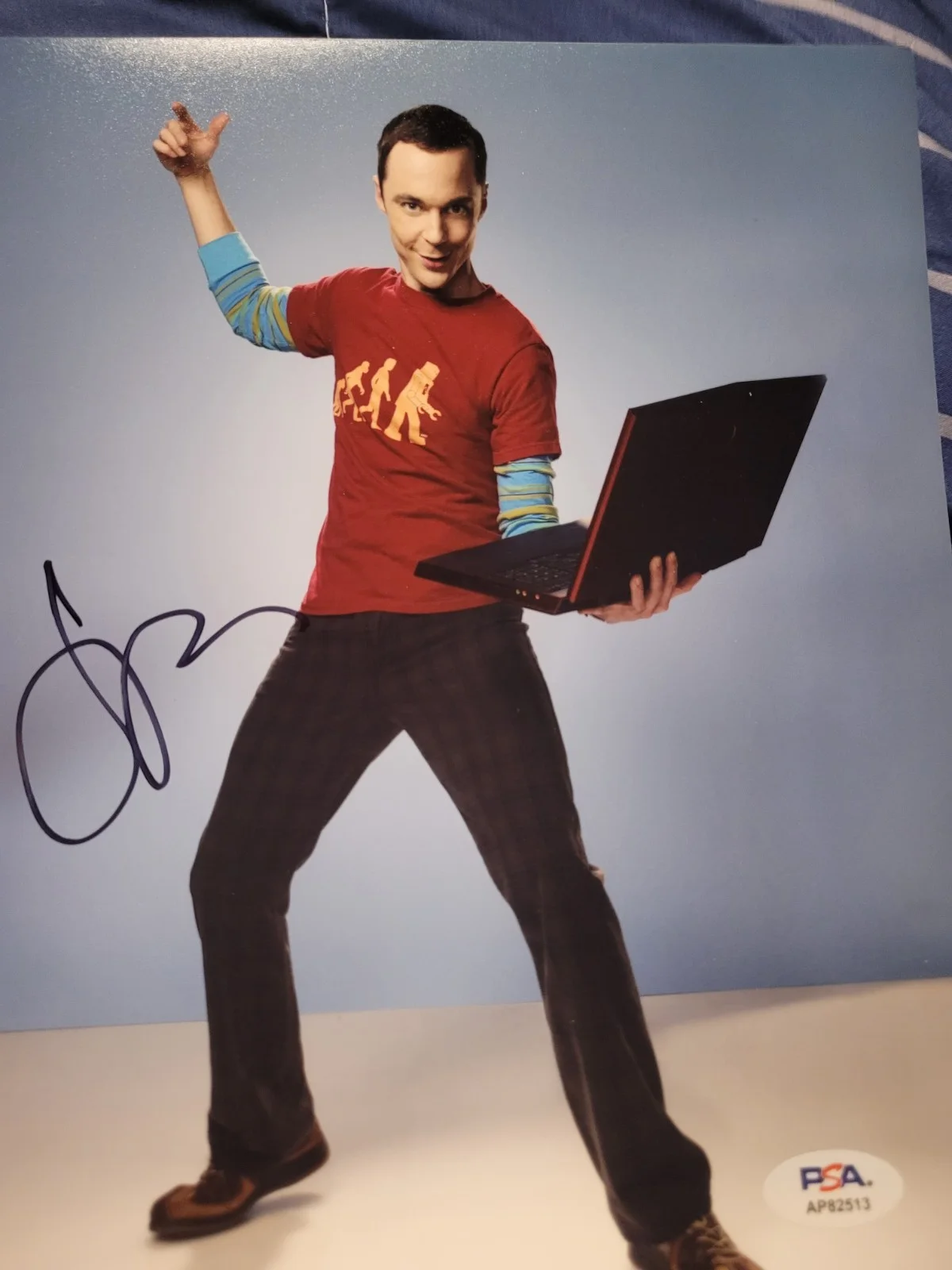 jim parsons — Jim Parsons Big Bang Theory Signed autograph 8x10 PSA COA Sheldon Cooper, изображение 2