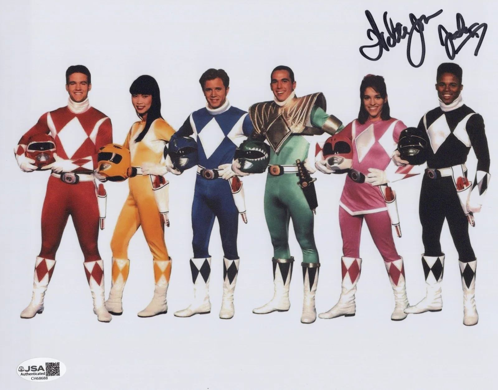 Walter Jones — Power Rangers- Black Ranger 8x10 photo signed by Walter Jones JSA COA