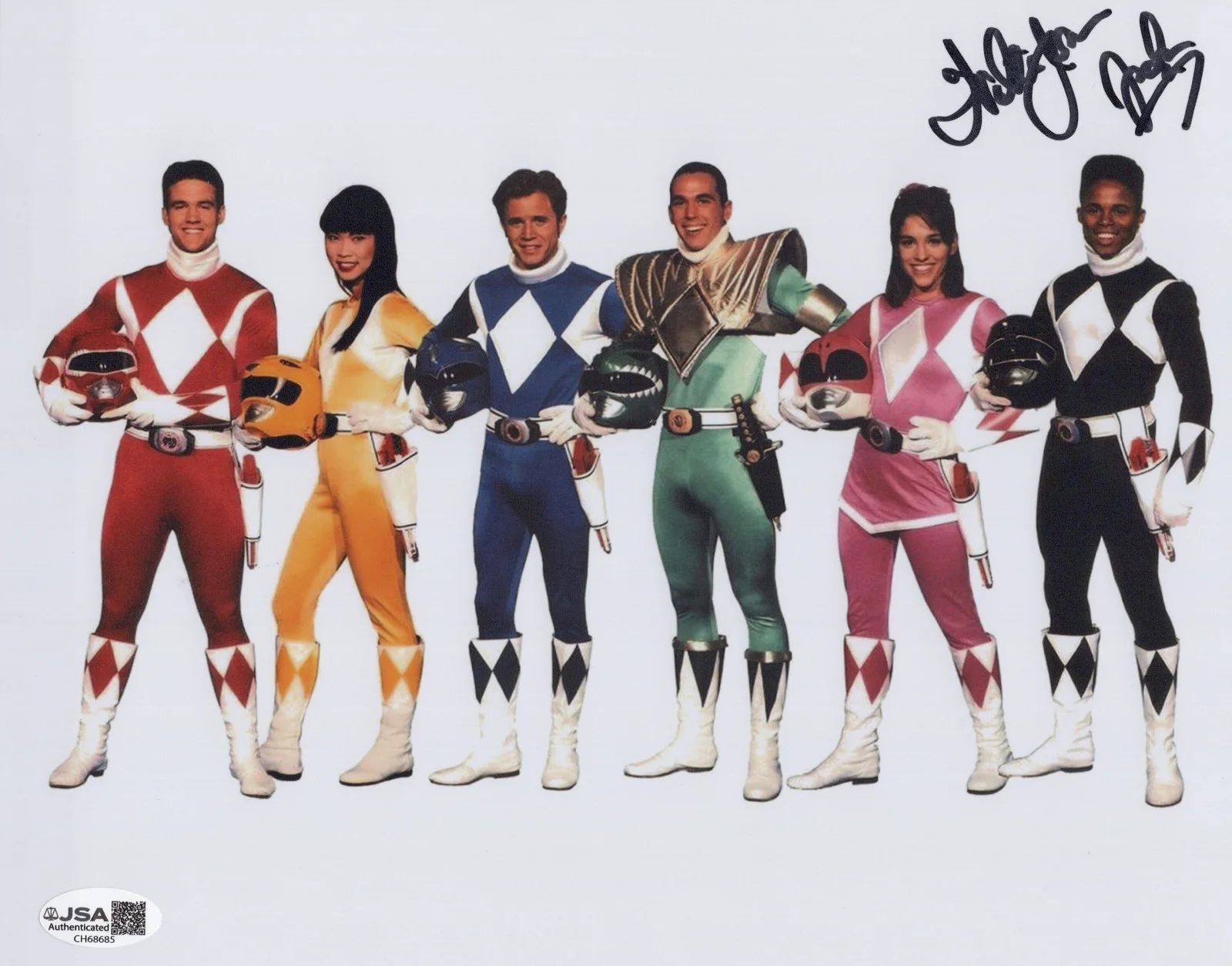 Walter Jones — Power Rangers- Black Ranger 8x10 photo signed by Walter Jones JSA COA