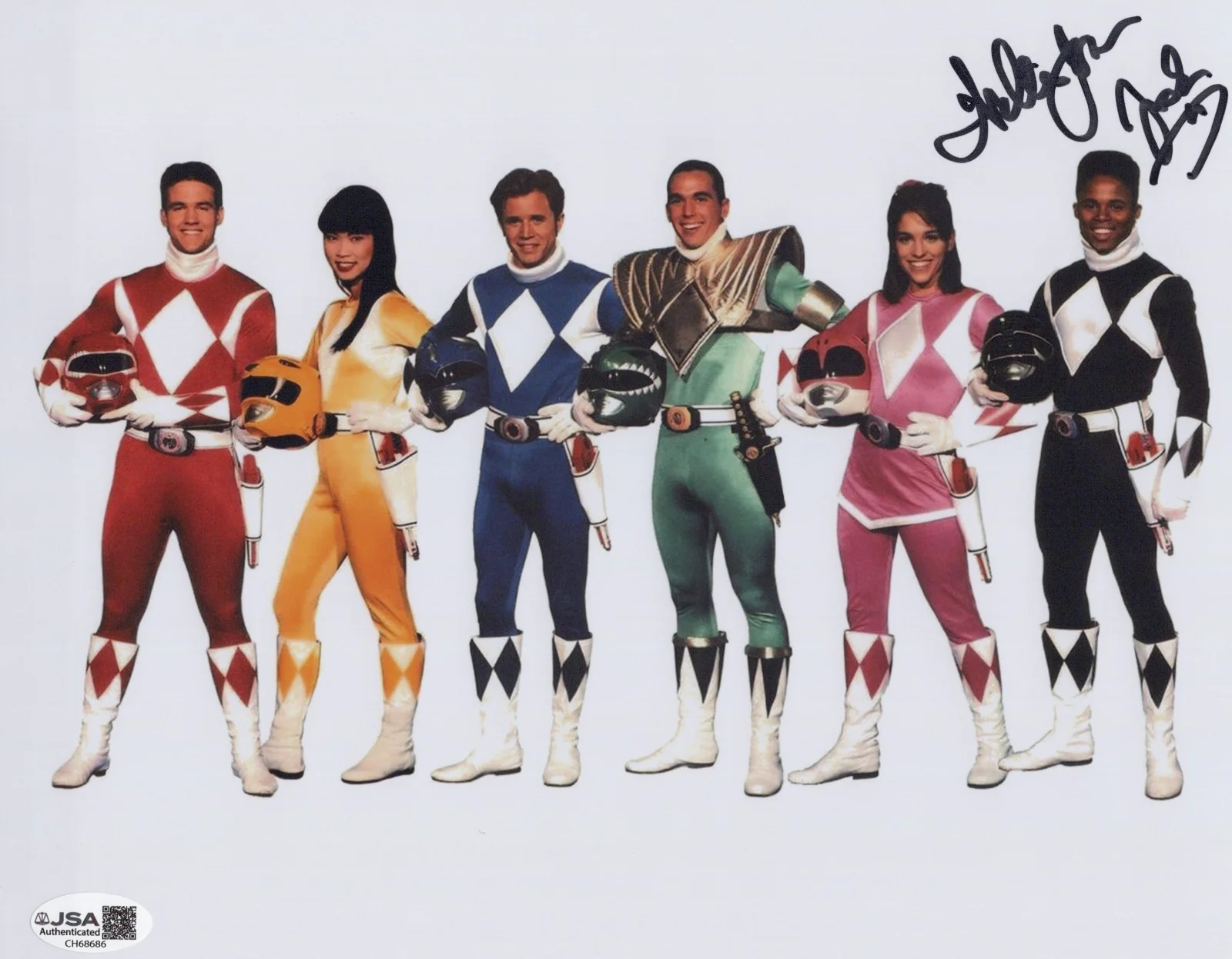 Walter Jones — Power Rangers- Black Ranger 8x10 photo signed by Walter Jones JSA COA