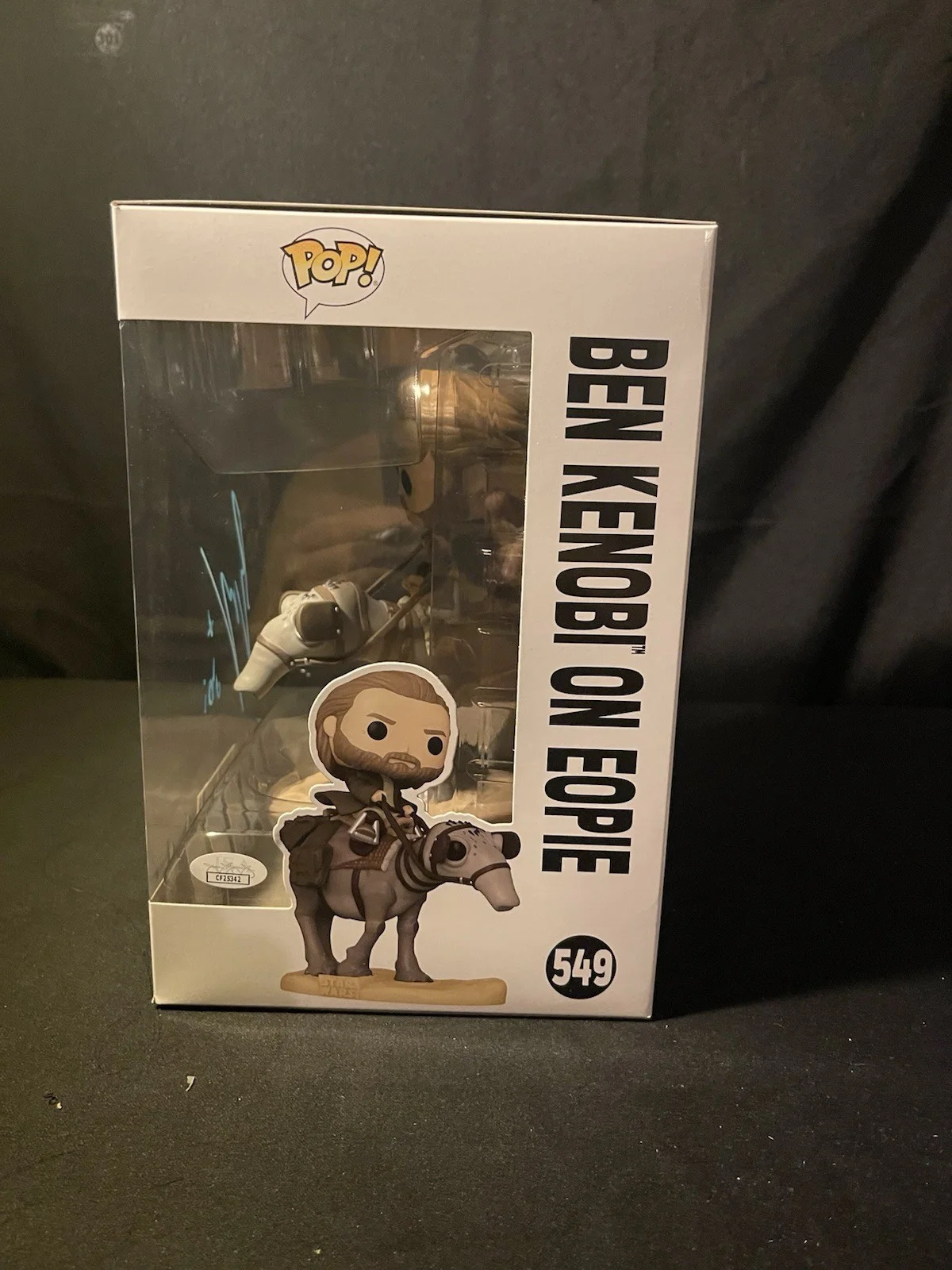 Ewan McGregor — Ewan Mcgregor Large Funko Pop 549 Obi-Wan Kenobi JSA Signed, image 2