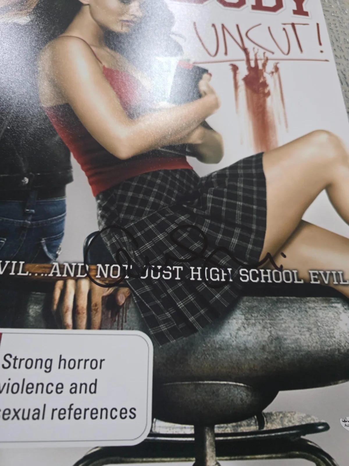 amanda seyfried — AMANDA SEYFRIED Hand Signed JENNIFER'S BODY 12X18 Photo POSTER COA JSA, изображение 2