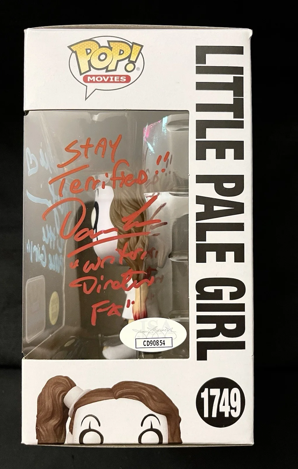 Amelie McLain — Terrifier Amelie McLain & D. Leon Signed Little Pale Girl Exclusive Funko JSA, изображение 3