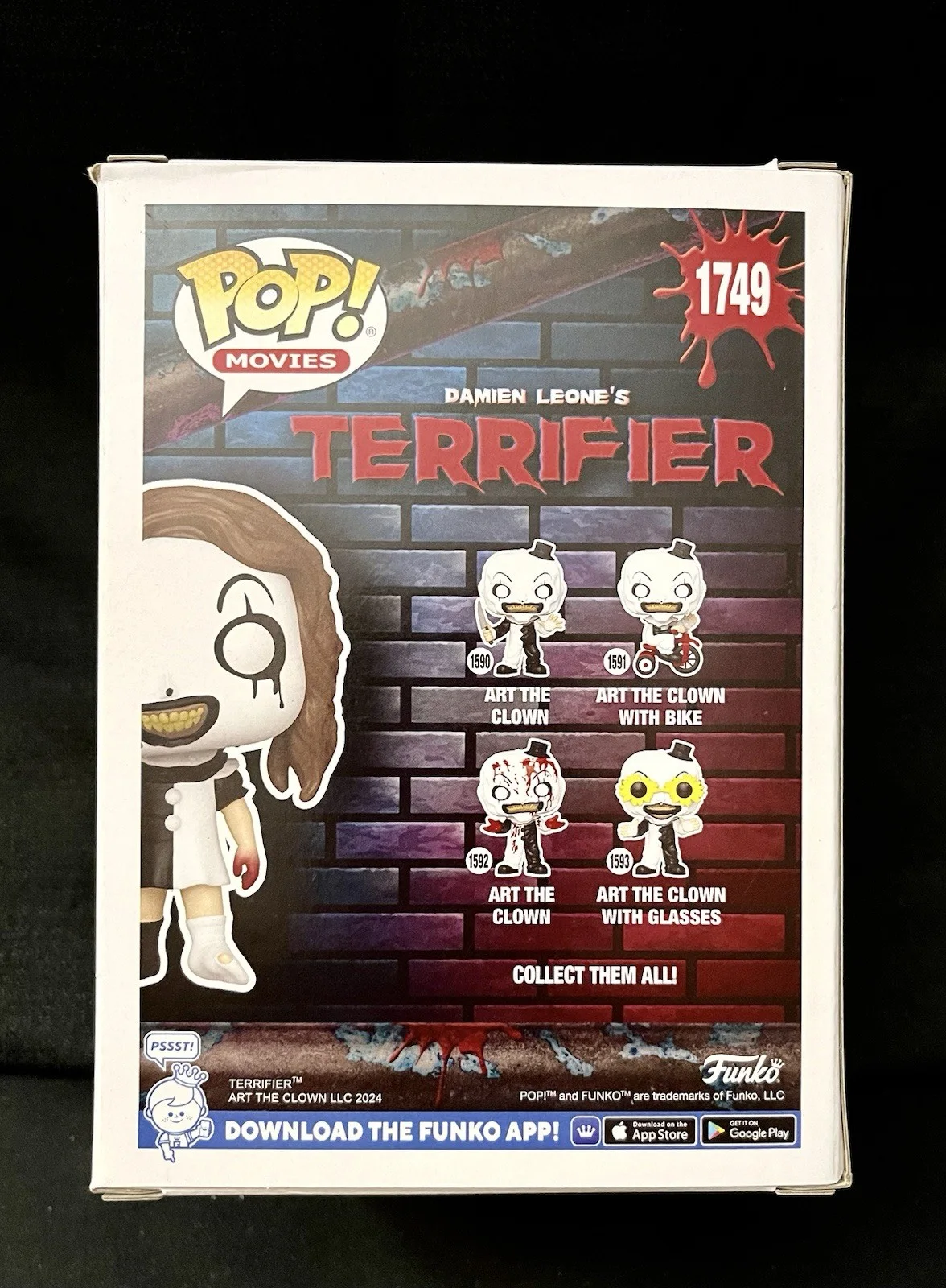 Amelie McLain — Terrifier Amelie McLain & D. Leon Signed Little Pale Girl Exclusive Funko JSA, изображение 5