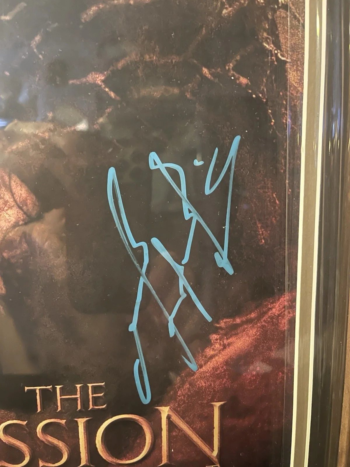 Mel Gibson, Jim Caviezel — The Passion Of The Christ Signed, Rare Framed Poster Mel Gibson Caviezel JSA, image 4