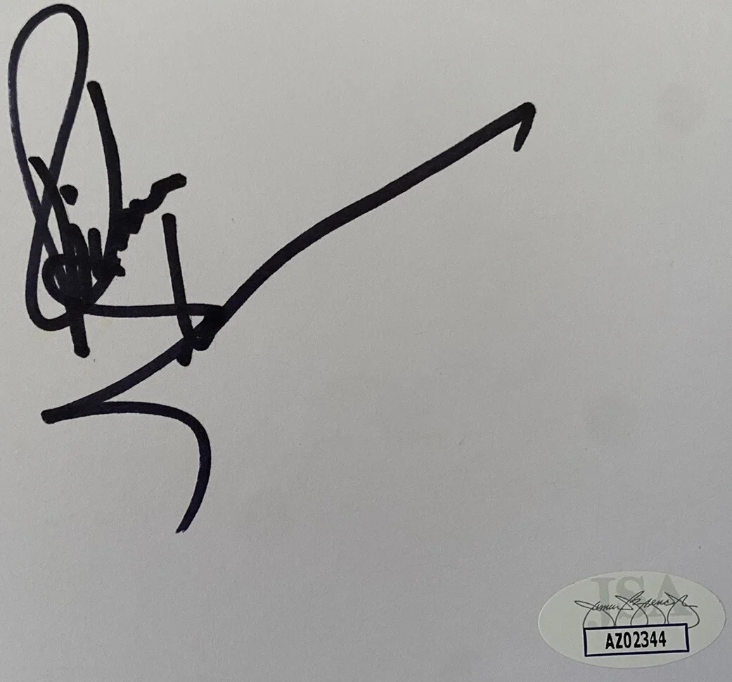 Richie Sambora Signed Index Card 3x5 Bon Jovi Guitarist w/ JSA COA, image 2