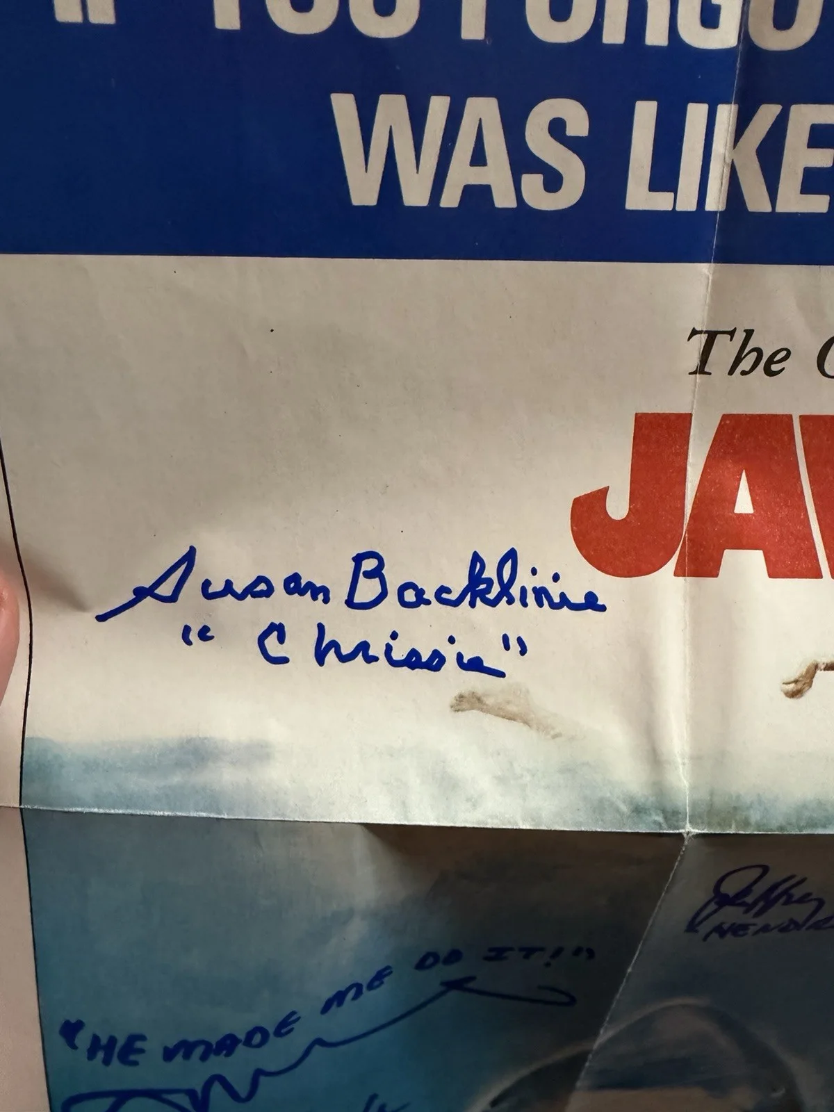 Topps Jaws 12x20 Movie Pin Up photo Poster Signed By 8 Richard Dreyfuss Shark, изображение 3