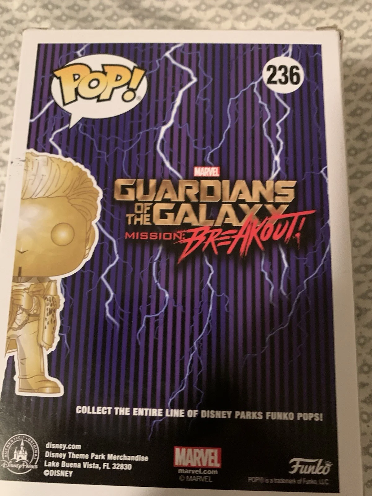 Benicio del Toro signed GUARDIANS OF THE GALAXYThe Collector Funko JSA COA, изображение 5