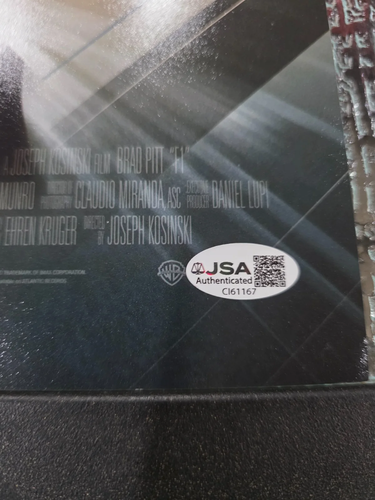 kerry condon — Kerry Condon Signed Autographed F1 Brad Pitt Movie 12x18 Photo JSA COA, изображение 2