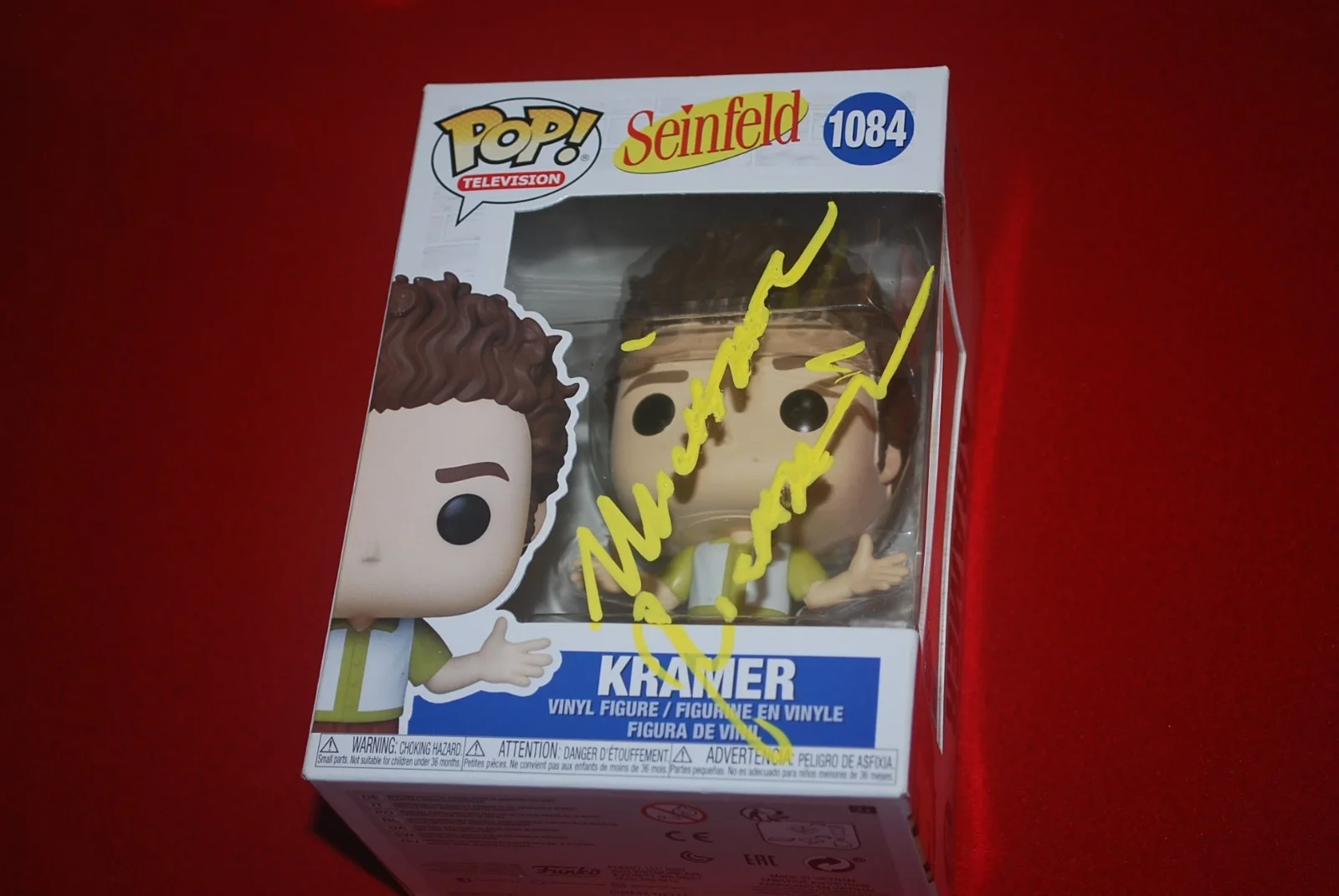 MICHAEL RICHARDS — Michael Richards Signed Kramer Funko Pop 1084 Seinfeld Beckett COA BV81434, image 2
