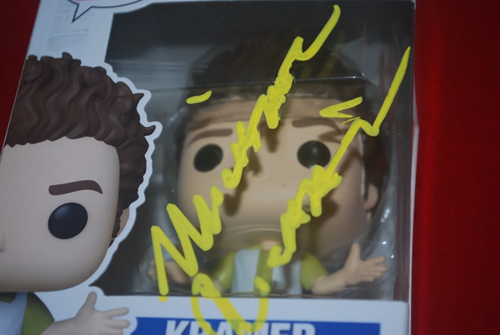 MICHAEL RICHARDS — Michael Richards Signed Kramer Funko Pop 1084 Seinfeld Beckett COA BV81434, image 3