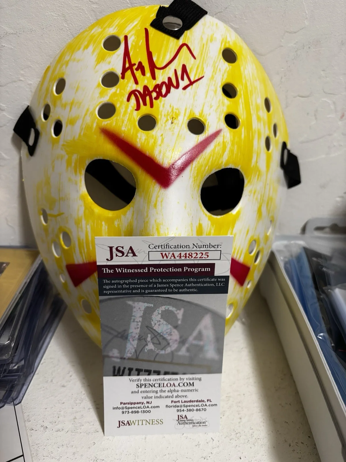 Ari Lehman Autographed Jason Mask | Friday the 13th | JSA COA, image 3
