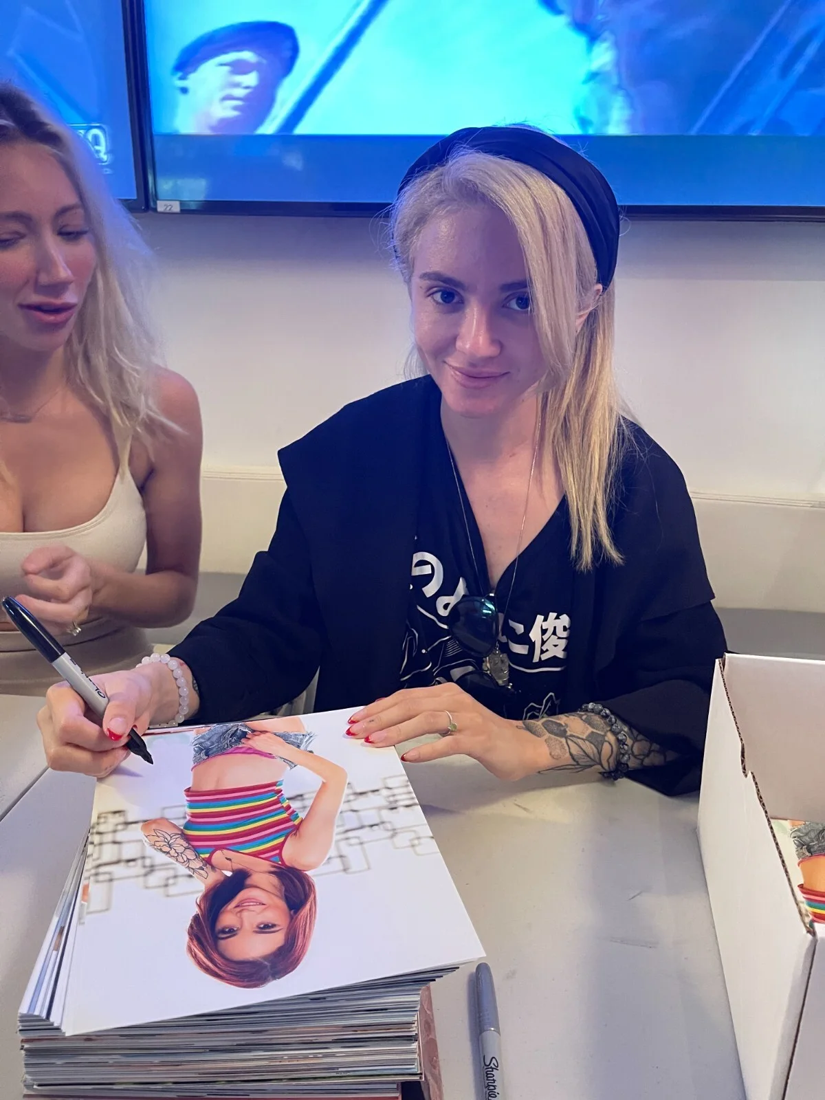Lola Fae Super Sexy Hot Signed 8x10 Photo Porn Star Adult Model COA Proof 140, изображение 2