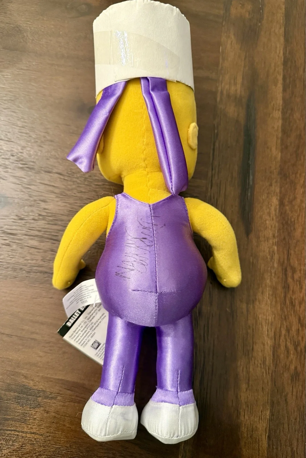 Nancy Cartwright Signed Simpsons Plush - Ballet Bart NWT, image 2