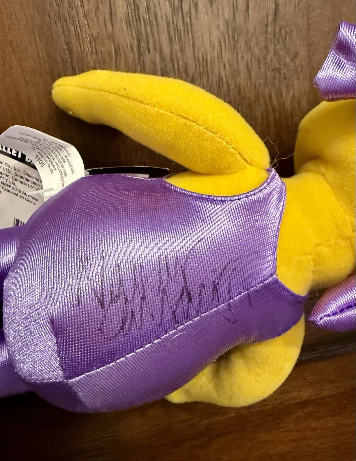 Nancy Cartwright Signed Simpsons Plush - Ballet Bart NWT, image 3