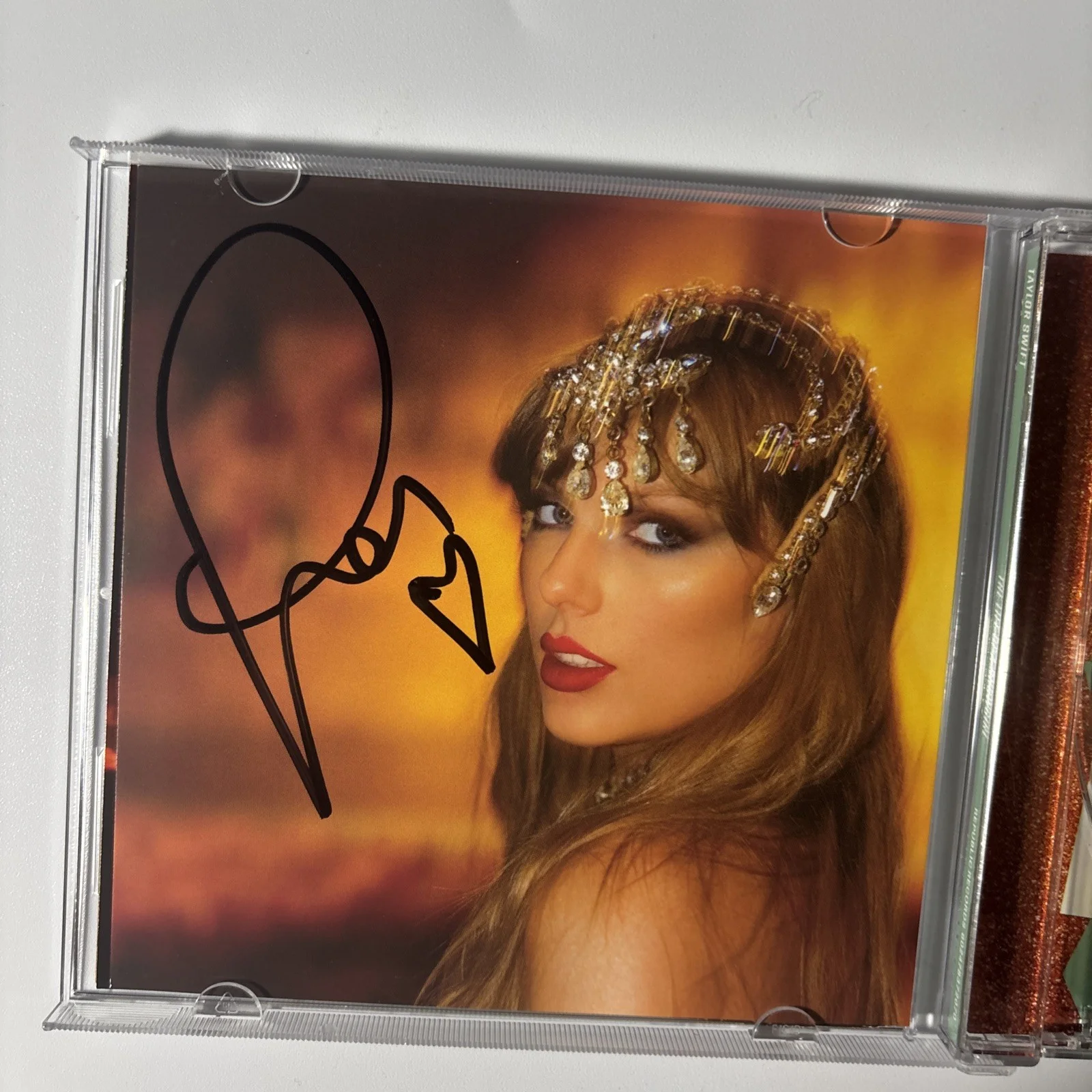 Complete HeartAUTOGRAPHED Taylor Swift Signed The Life Of A Showgirl CD Photo 1, изображение 4