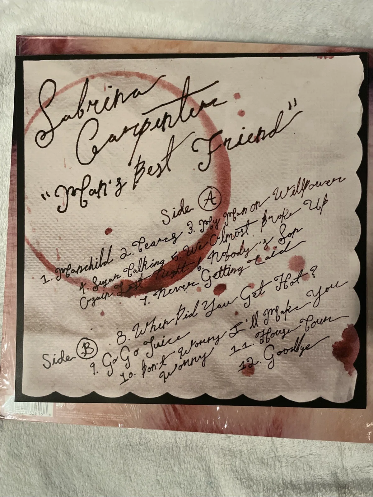 Sabrina Carpenter “Man’s Best Friend” Vinyl W/ Signed Insert, image 4