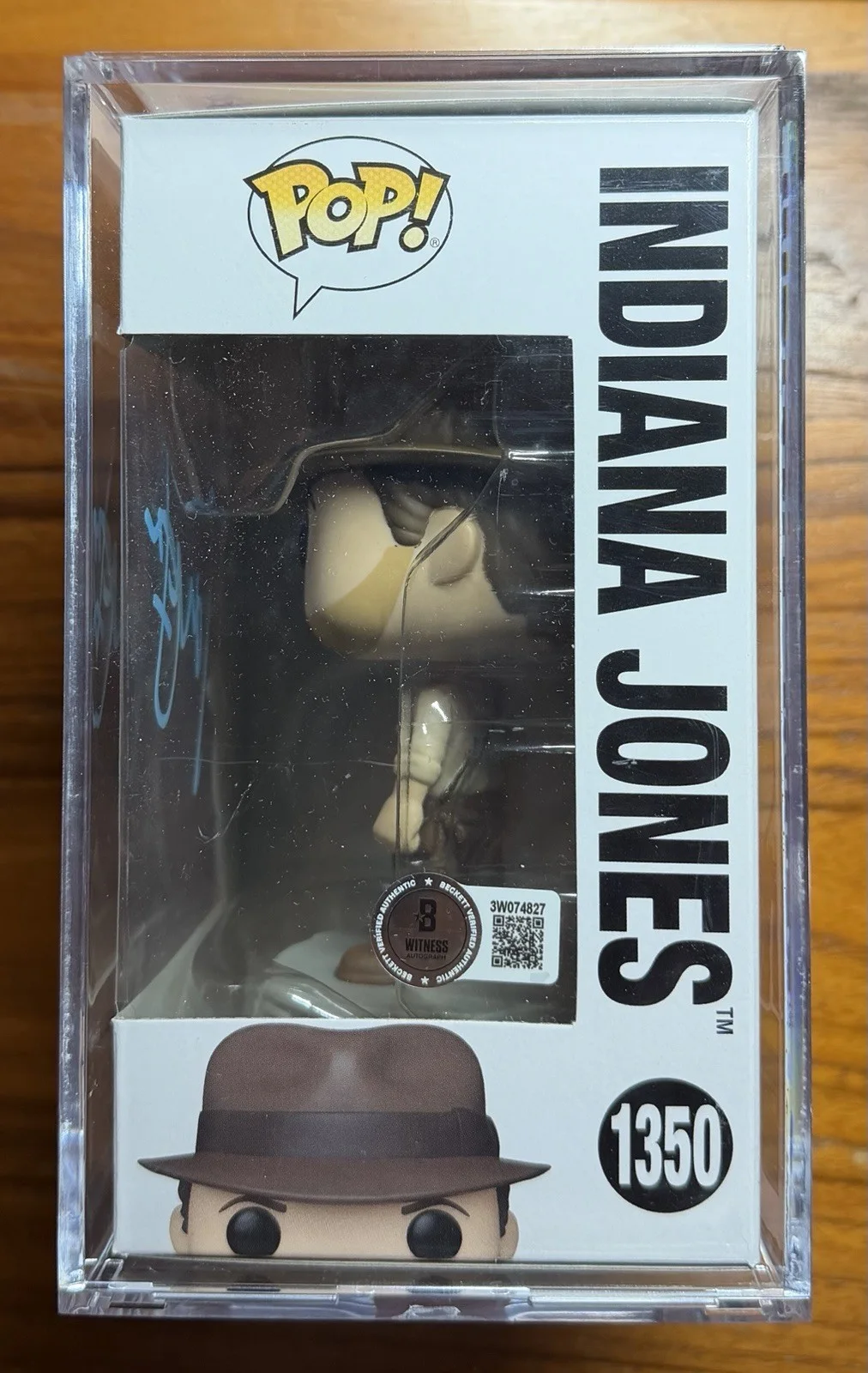 Harrison Ford — Funko Pop 1350 Autograph HARRISON FORD as INDIANA JONES Beckett COA Star Wars, image 2