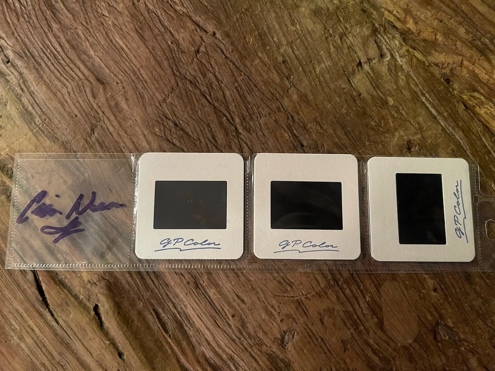 Liam Neeson — Liam Neeson, Hand signed Movie Film Stills From Before And After 1996. RARE, image 3