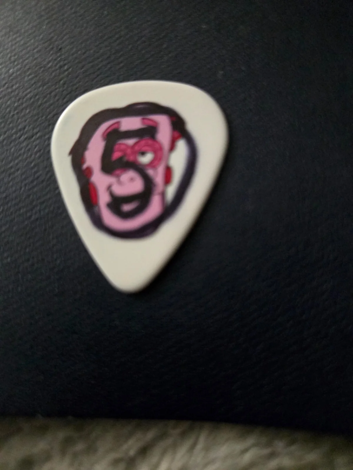 Signed John5 Frankenberry guitar pic Proof rare, image 2