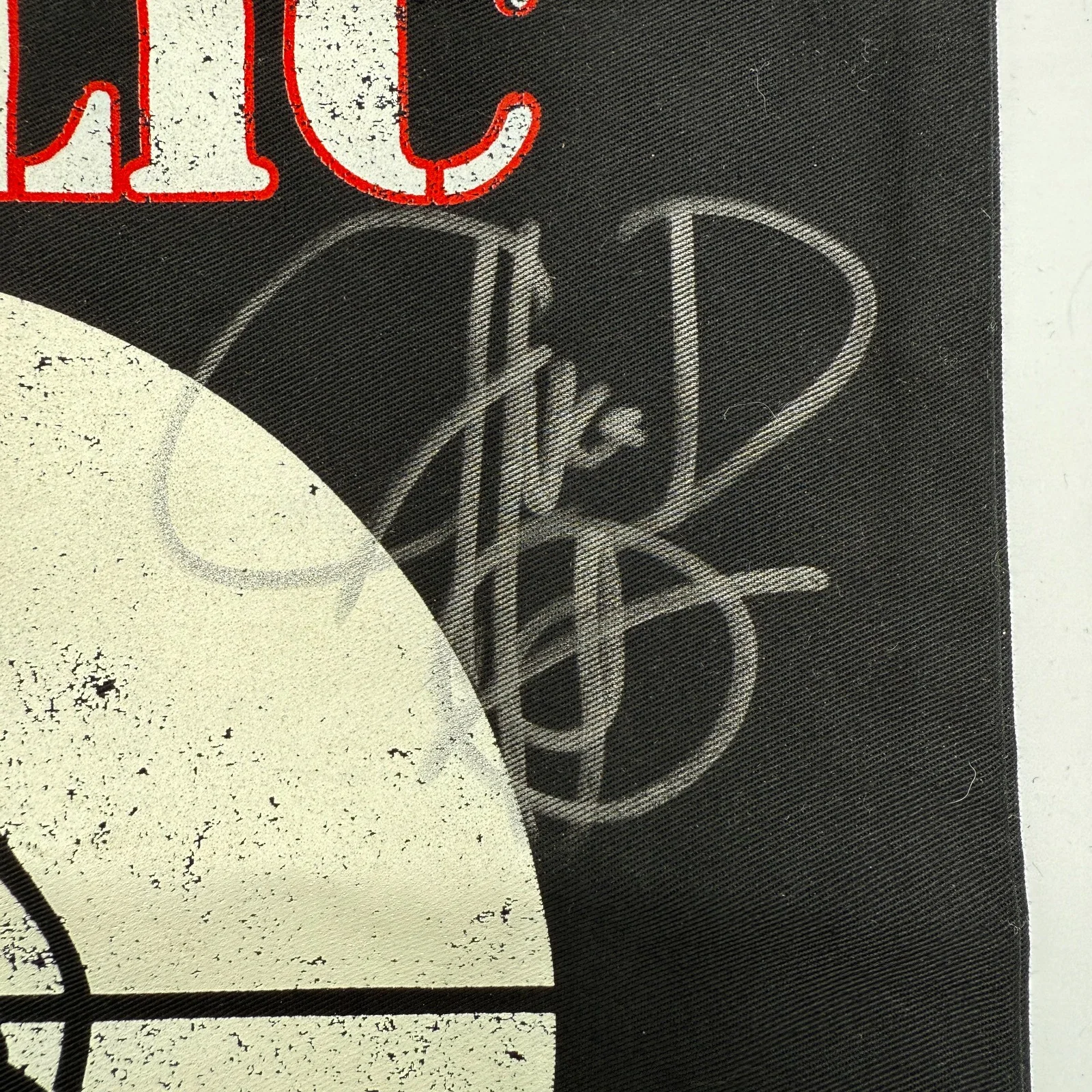 PUBLIC ENEMY Tote Bag HAND-SIGNED AUTOGRAPHED by CHUCK D. Fight the Power, изображение 2