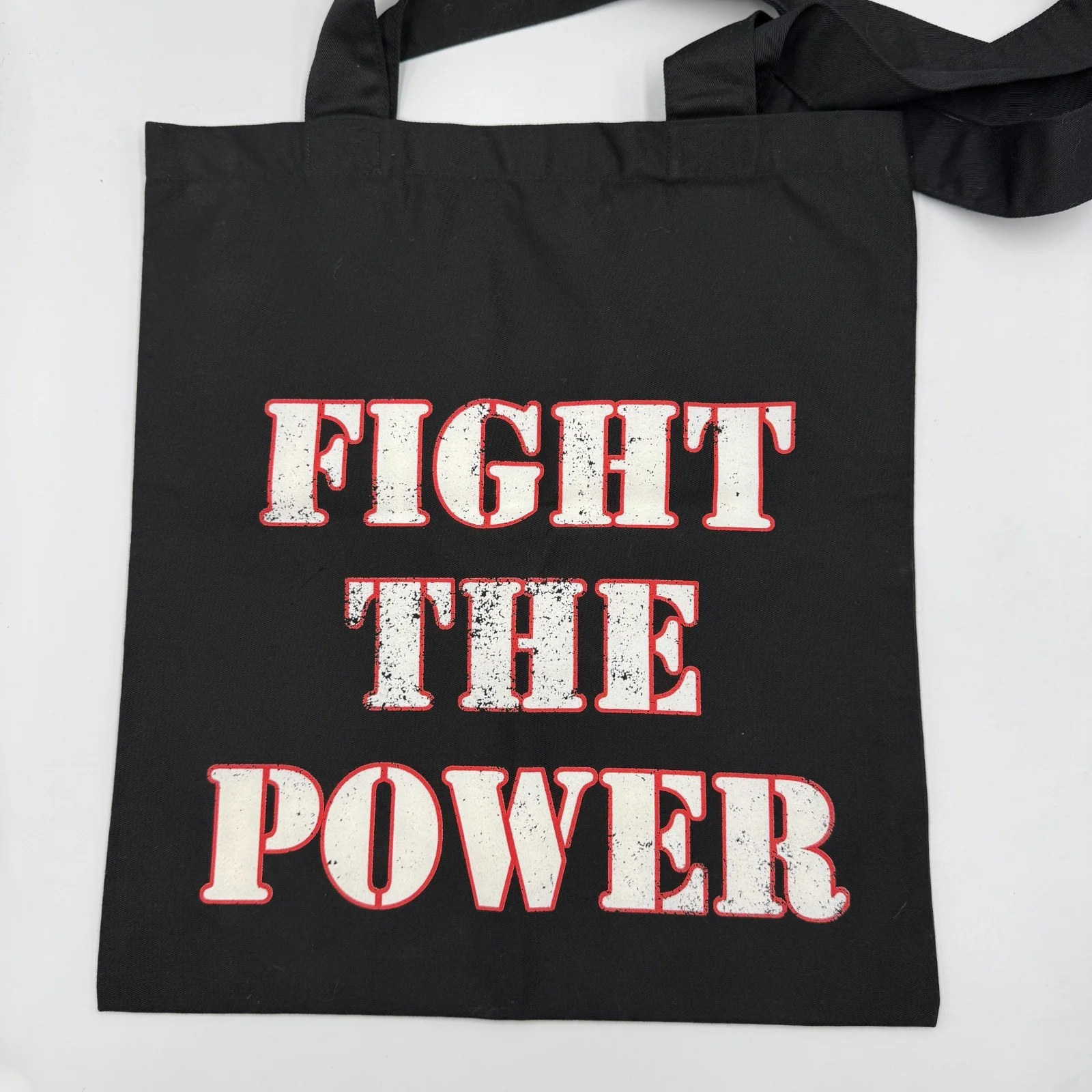 PUBLIC ENEMY Tote Bag HAND-SIGNED AUTOGRAPHED by CHUCK D. Fight the Power, изображение 3
