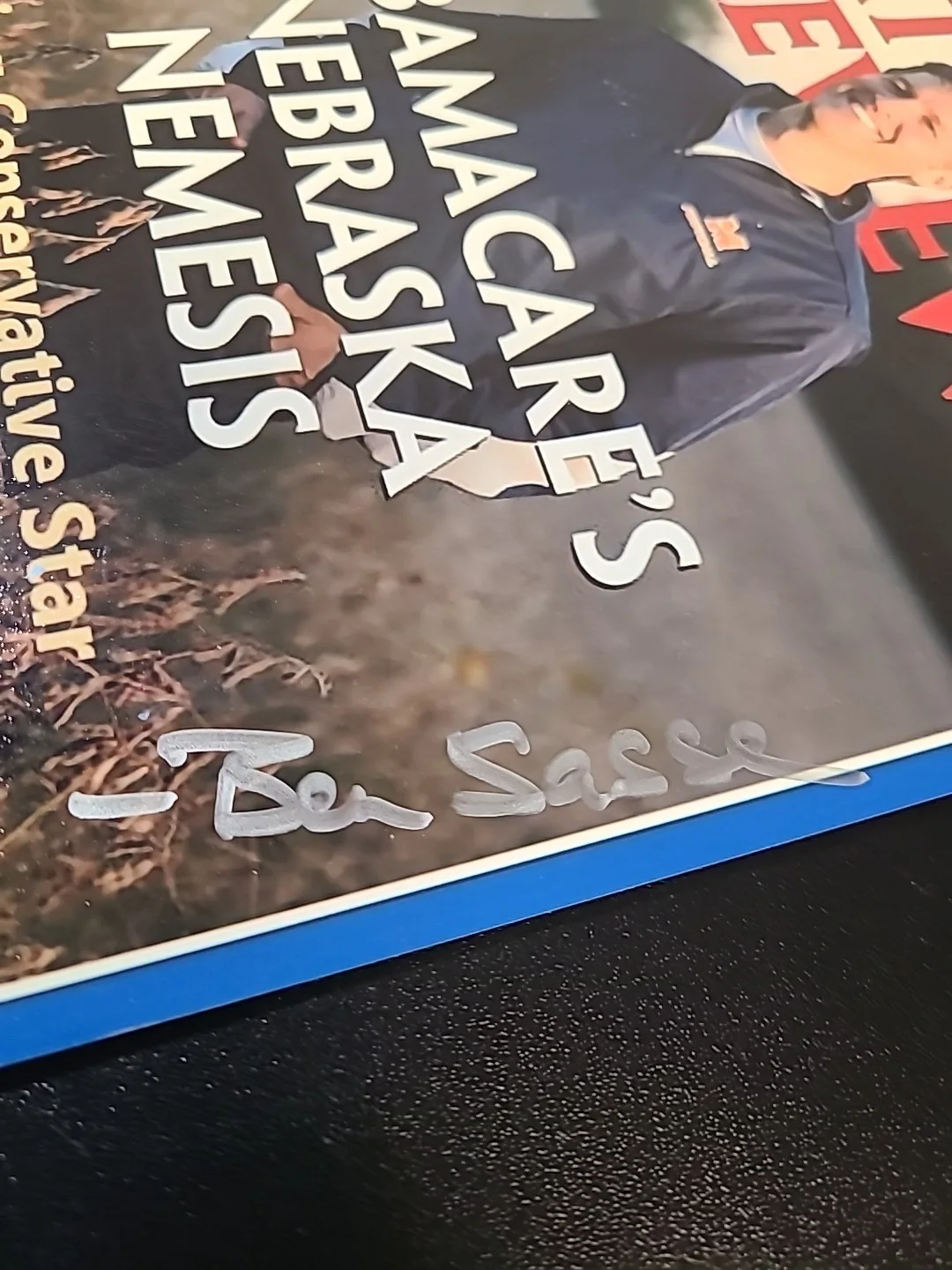 Ben Sasse Signed Photo 8" X 10" Magazine Cover Photo, изображение 3