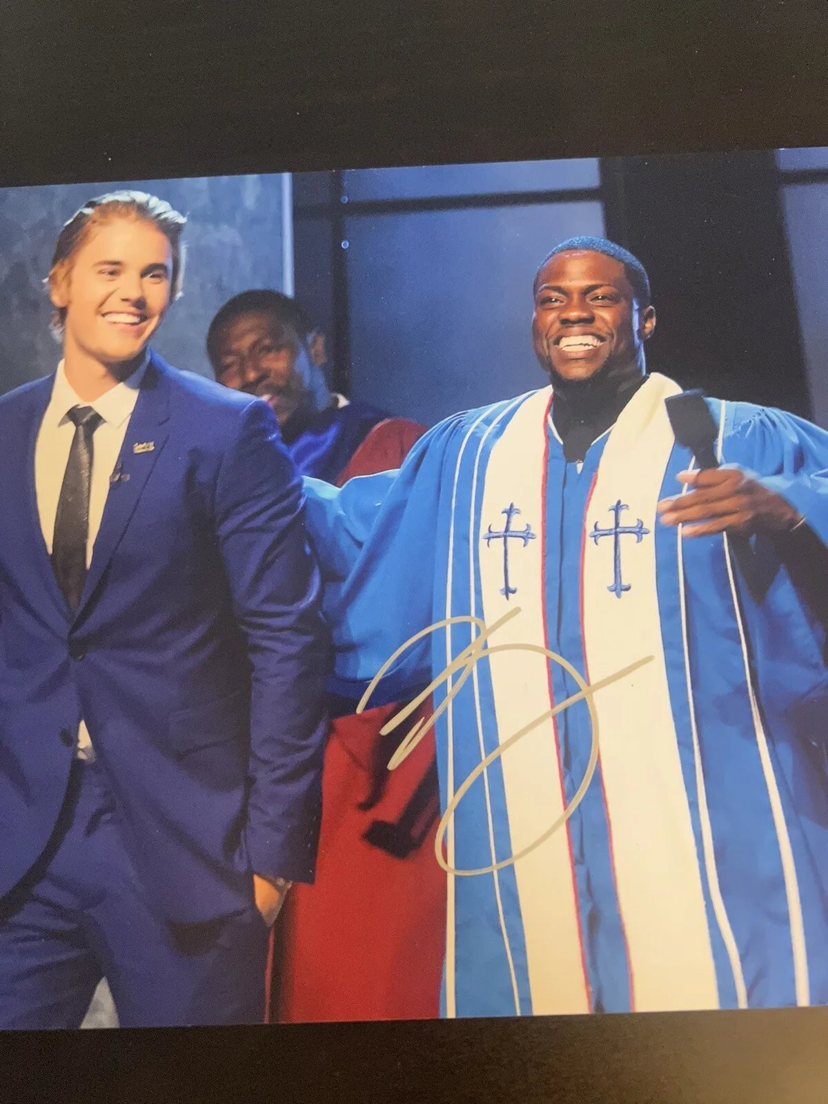 Kevin Hart Autographed 8 x 10 Signed Photo Comedian Get Hard Ride Along Bieber, image 3